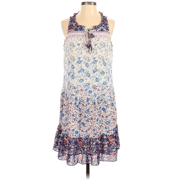 Anthropologie Sanctuary Sleeveless Floral Printed Romy Mini Dress NEW with tag - Picture 1 of 8